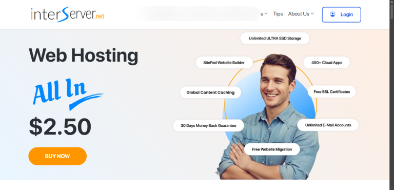 Buy Interserver web hosting from Nigeria